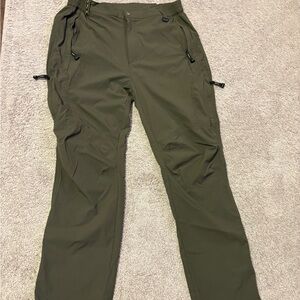 TRR Outdoor Sports Hiking Cargo Pants Green L